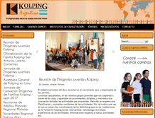 Tablet Screenshot of kolpingargentina.com.ar